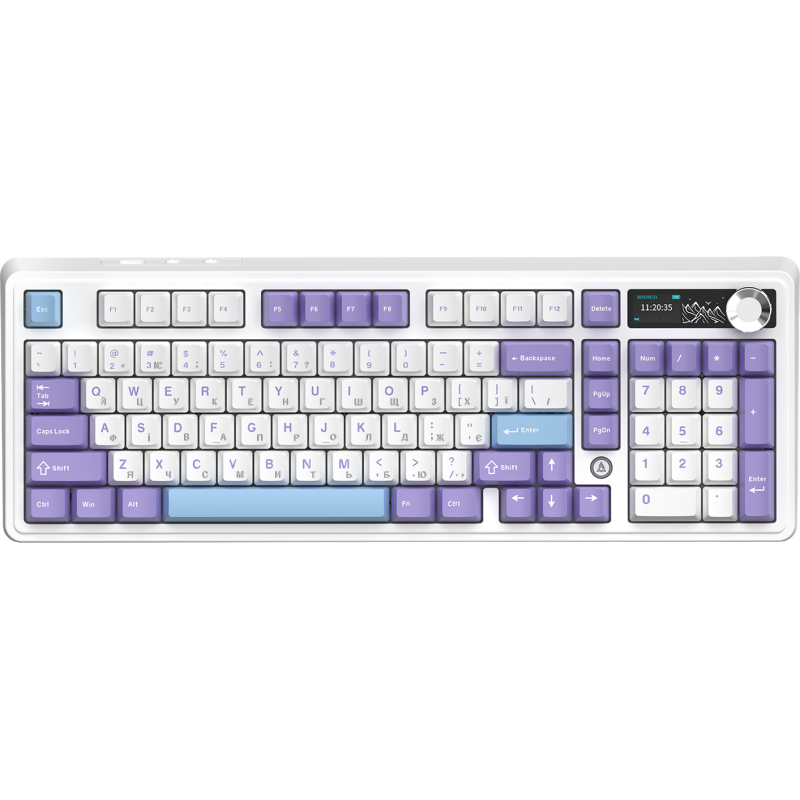 Клавіатура Ajazz AK980 V2 Gift Switch V2 White (AK980-V2-G-PWB)