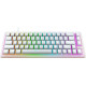 Клавіатура Xtrfy K5 68 keys Kailh Red Hot-swap RGB White (K5-RGB-CPT-TPWHITE-R-UKR)