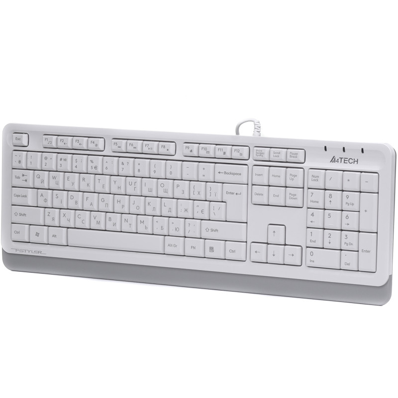 Клавіатура A4Tech FK10 White (4711421943024)