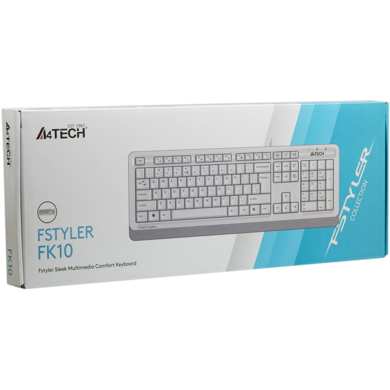 Клавіатура A4Tech FK10 White (4711421943024)
