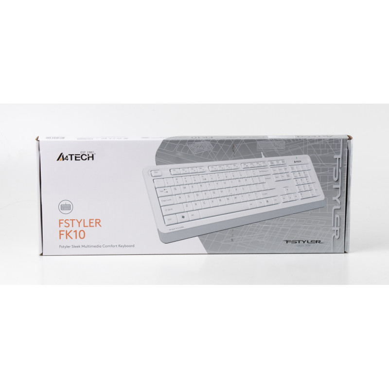 Клавіатура A4Tech FK10 White (4711421943024)