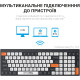 Клавіатура OfficePro SK985BO Bluetooth Black/White