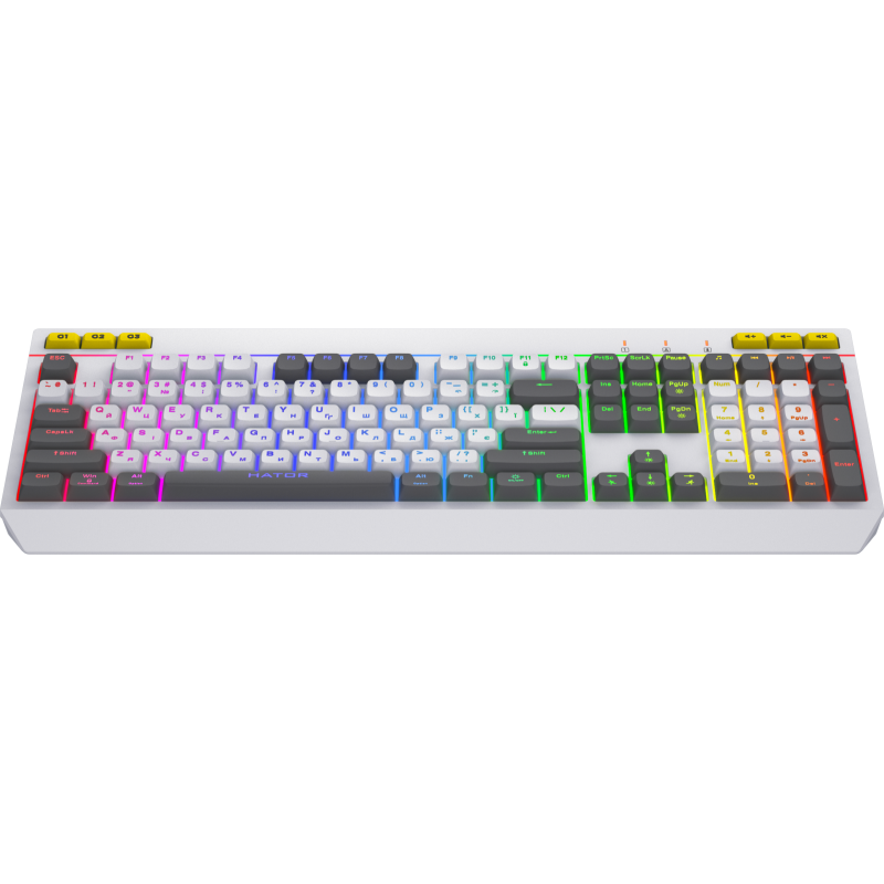 Клавіатура Hator Icefall USB White (HTK405UA)