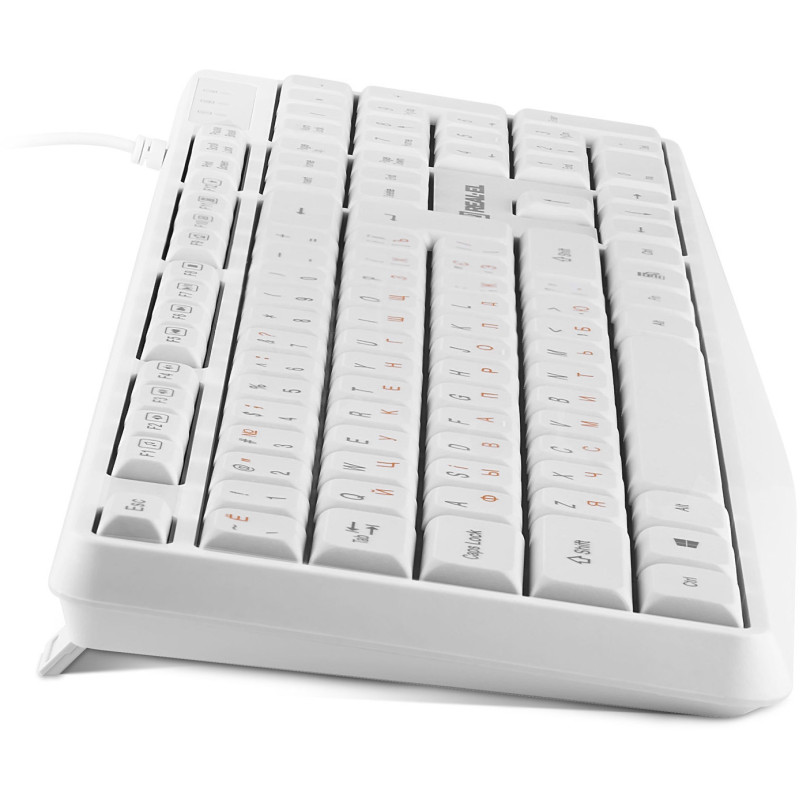 Клавіатура REAL-EL RK-513 White (EL123100047)