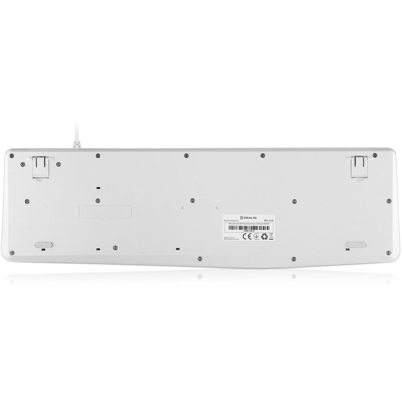 Клавіатура REAL-EL RK-513 White (EL123100047)
