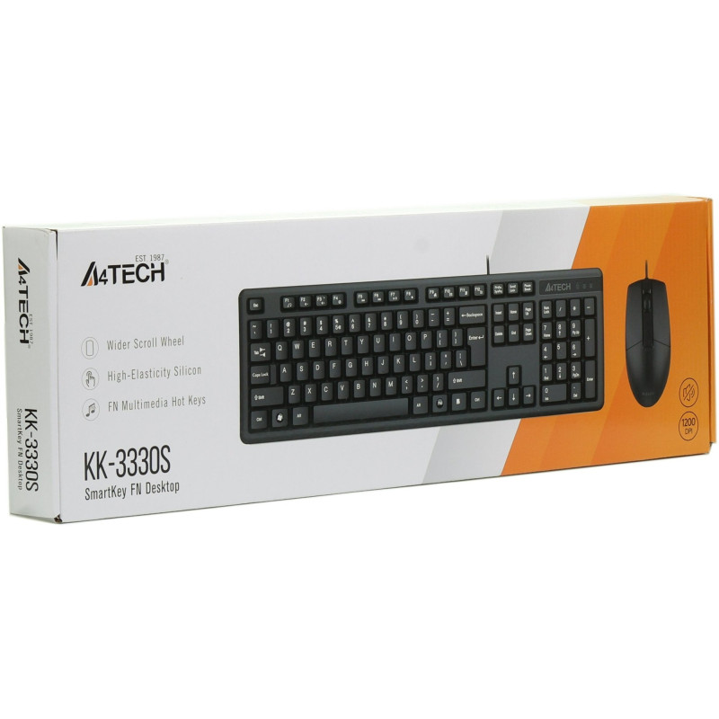 A4Tech KK-3330S USB Black Kit