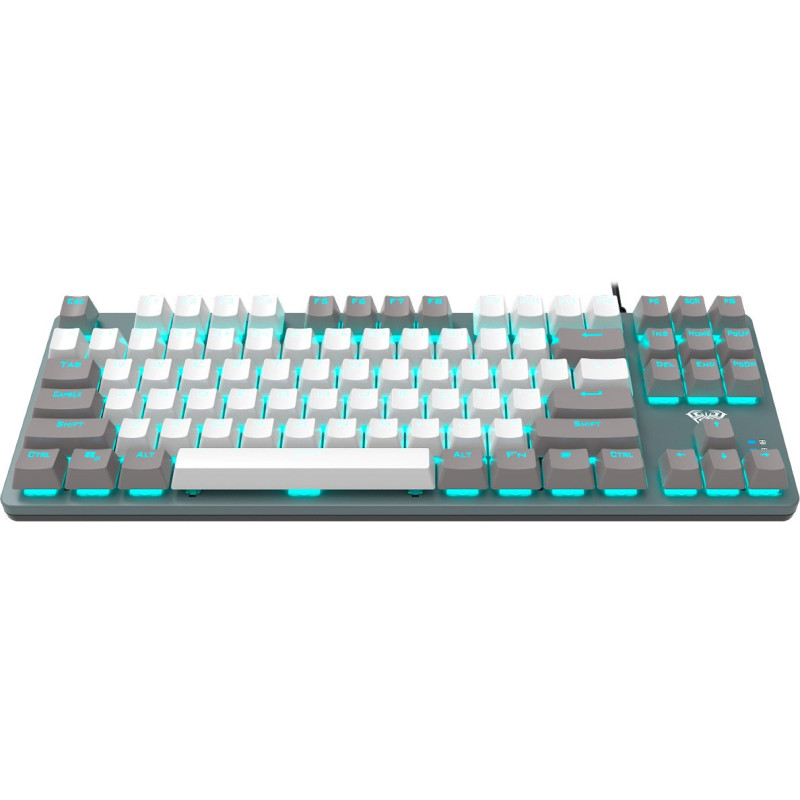 Клавіатура Aula Mechanical F3287 Grey/White keycap KRGD blue (6948391240954)