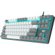 Клавіатура Aula Mechanical F3287 Grey/White keycap KRGD blue (6948391240954)