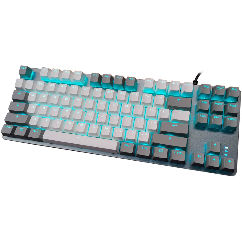 Клавіатура Aula Mechanical F3287 Grey/White keycap KRGD blue (6948391240954)