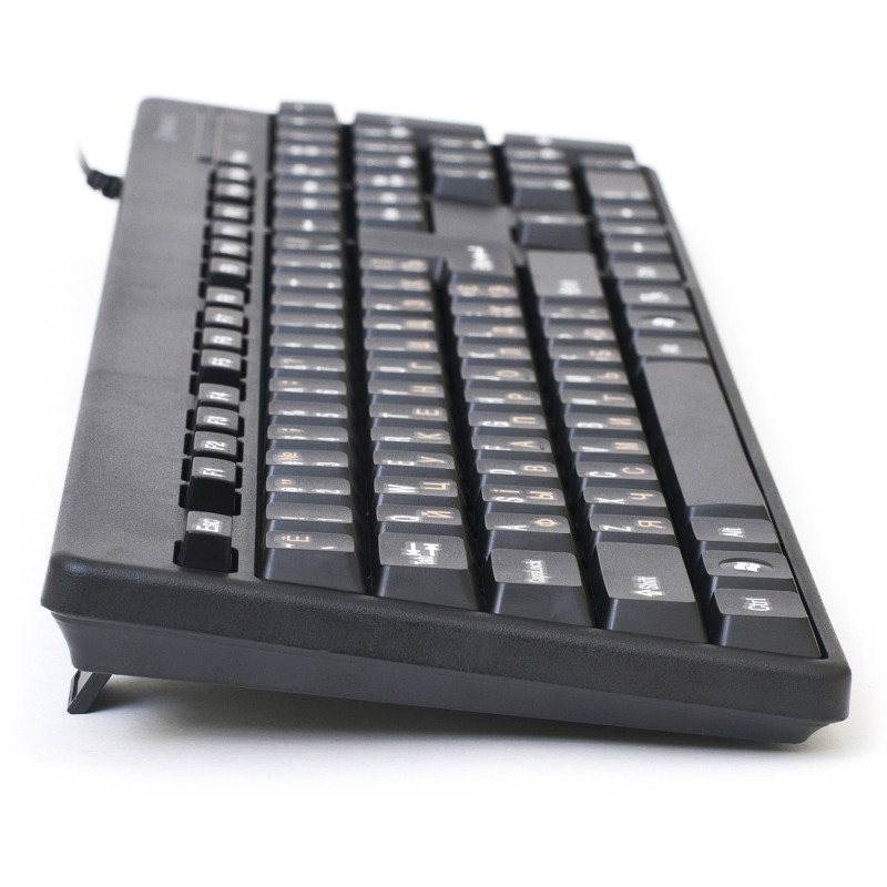 Клавіатура REAL-EL Standard 502 Ukr Black (EL123100023)