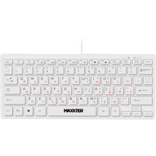 Клавіатура Maxxter KBM-C01W-UA White