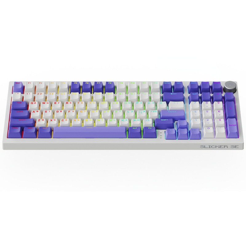 Клавіатура Proove Gaming Slicker Special Edition White/Purple (WKSLSE022416)