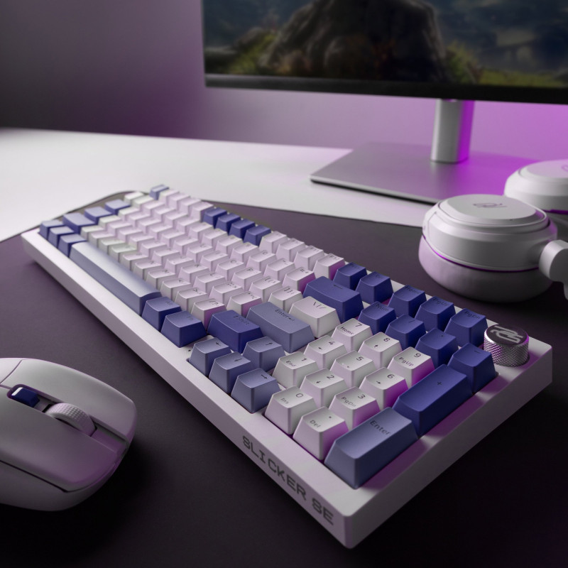 Клавіатура Proove Gaming Slicker Special Edition White/Purple (WKSLSE022416)