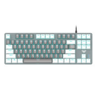 Клавіатура Aula Mechanical F3287 White/Grey keycap KRGD blue (6948391240688)