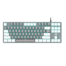 Клавіатура Aula Mechanical F3287 White/Grey keycap KRGD blue (6948391240688)