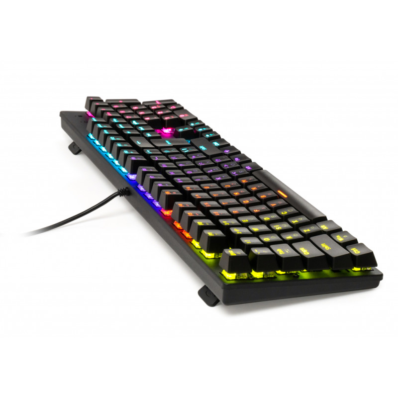 Клавіатура Winga KBGM-100 LED Blue Switch USB Black (KBGM-100 Black)