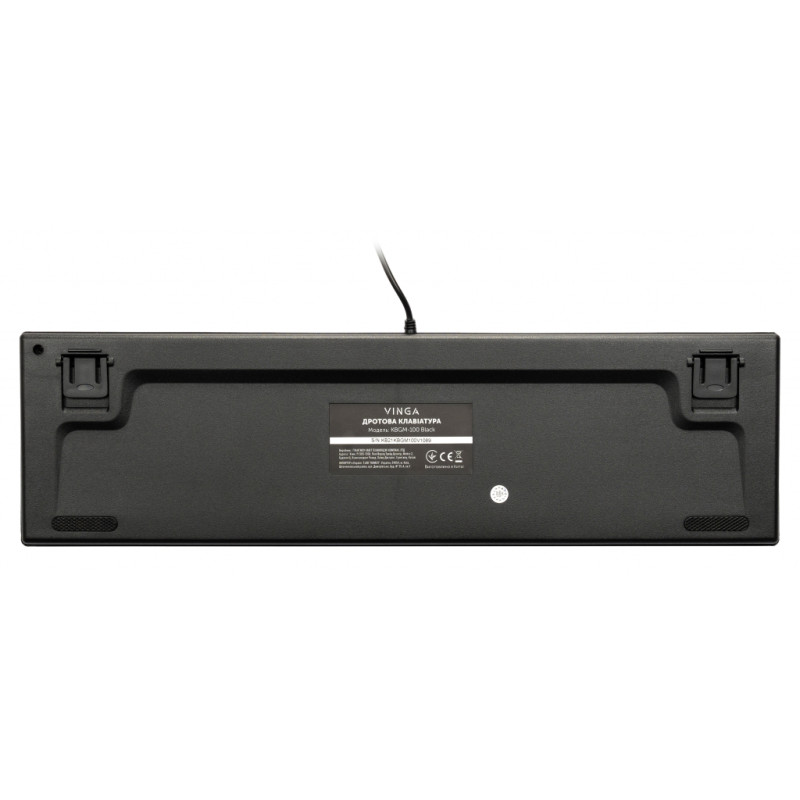 Клавіатура Winga KBGM-100 LED Blue Switch USB Black (KBGM-100 Black)