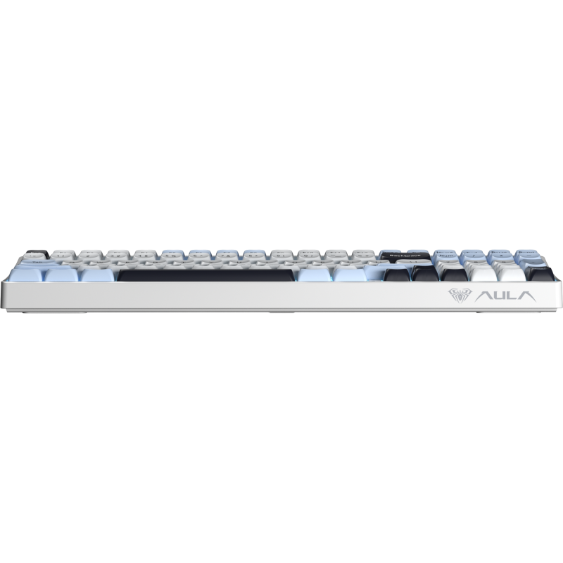 Клавіатура Aula S100pro RGB KRGD Brown Switch Wireless/Bluetooth/Type-C UA White/Black (6948391205755)