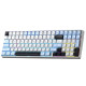 Клавіатура Aula S100pro RGB KRGD Brown Switch Wireless/Bluetooth/Type-C UA White/Black (6948391205755)