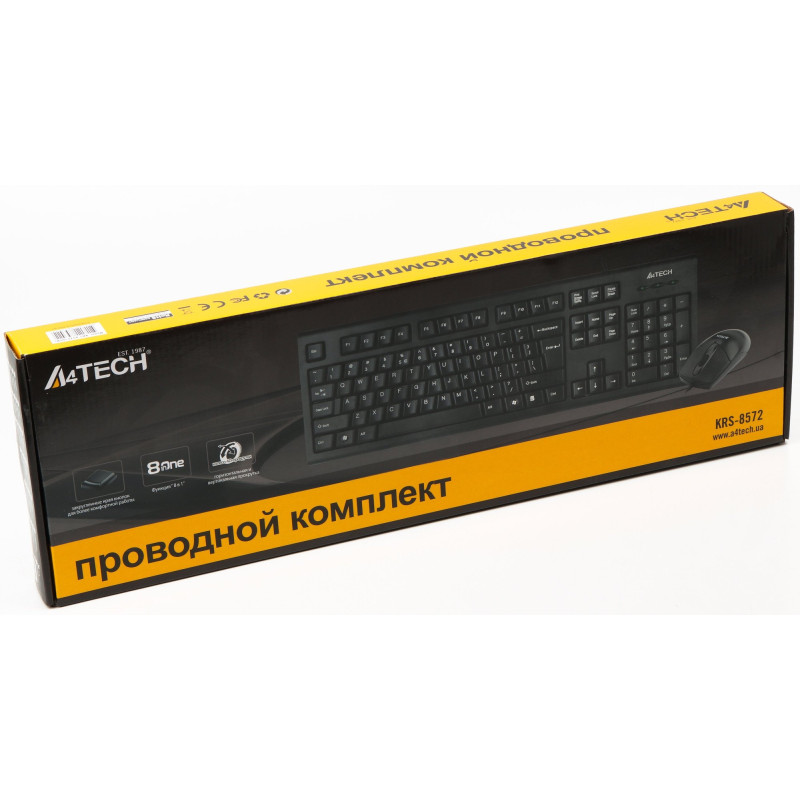 Комплект A4Tech KRS-8572 USB Black
