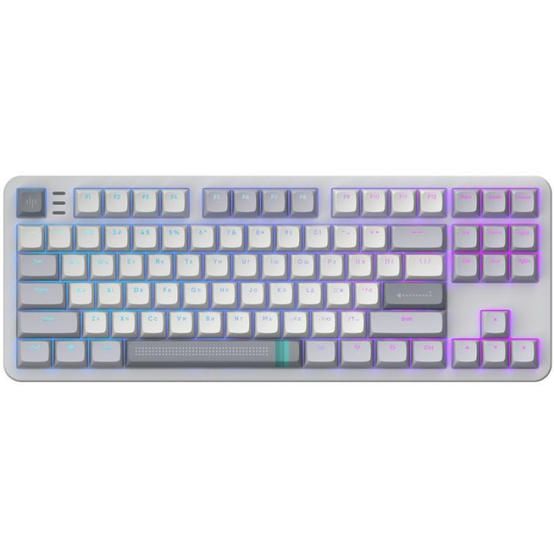 Клавіатура Dark Project ALU87 Daylight ABS RGB Mech G3MS Zircon White/Grey (DPKB_DAYLIGHT_87_ANSI_UA)