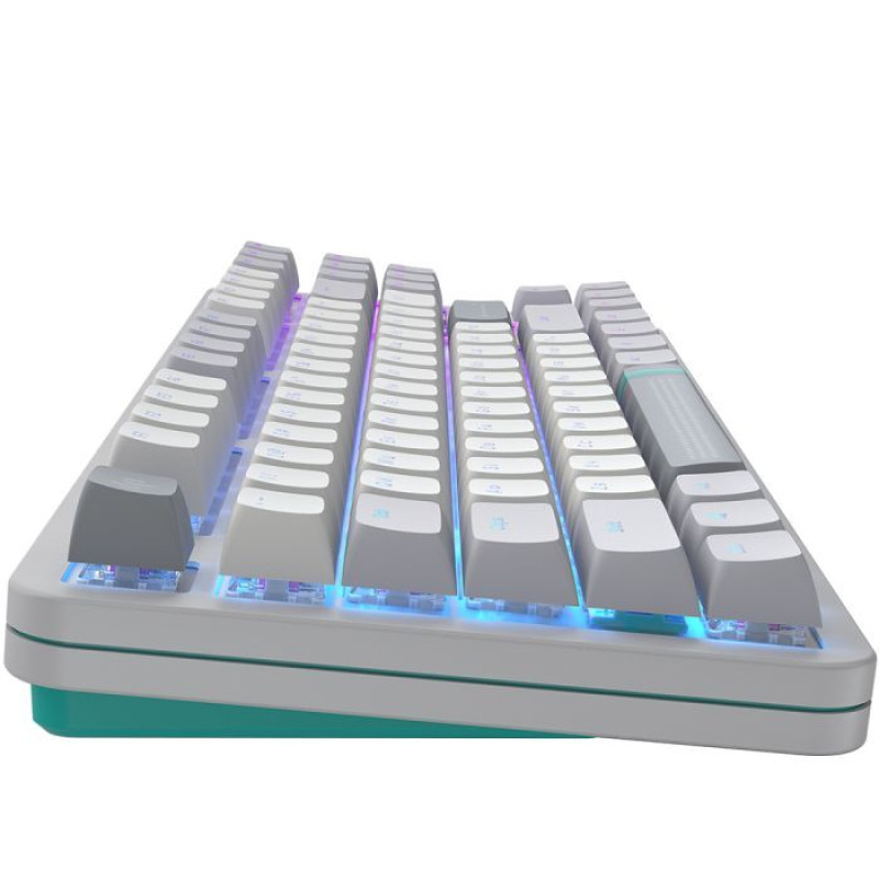 Клавіатура Dark Project ALU87 Daylight ABS RGB Mech G3MS Zircon White/Grey (DPKB_DAYLIGHT_87_ANSI_UA)
