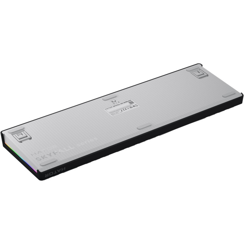 Клавіатура Hator Skyfall 100 Aurum Lemon RGB Wireless/Bluetooth/USB Black/White (HTK3100UA)