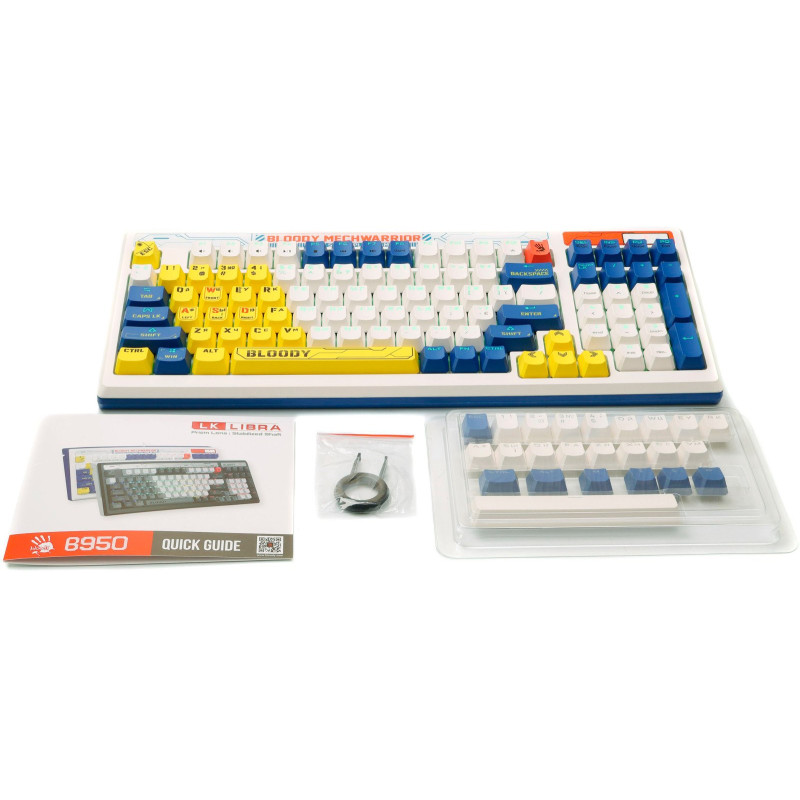 Клавіатура A4-Tech Bloody B950 RGB LK Libra Switch Warrior Blue (B950 RGB Warrior Blue)