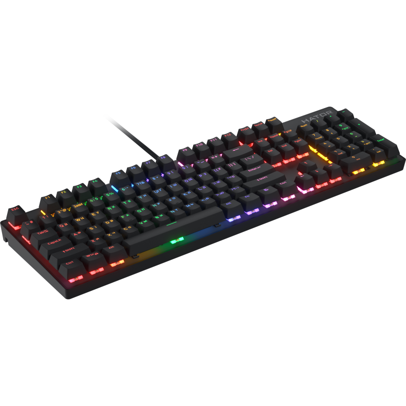 Клавіатура Hator Icefall Mecha Rainbow USB Black (HTK104UA)