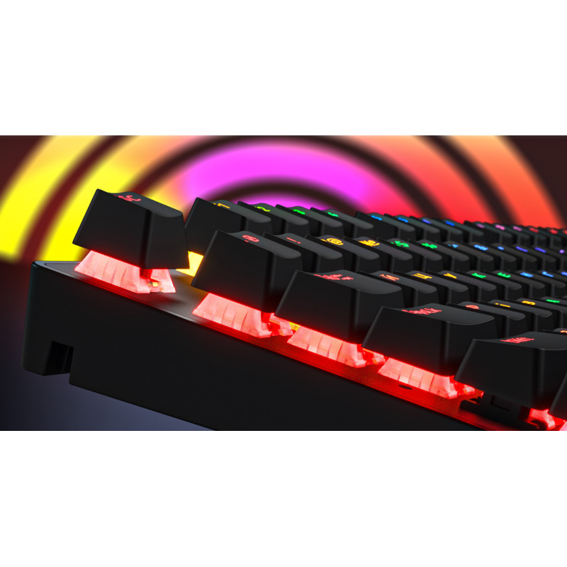 Клавіатура Hator Icefall Mecha Rainbow USB Black (HTK104UA)