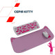 Комплект Canyon HSET-W6 Kitty Edition Wireless UA Pink (CNS-HSETW6PK)