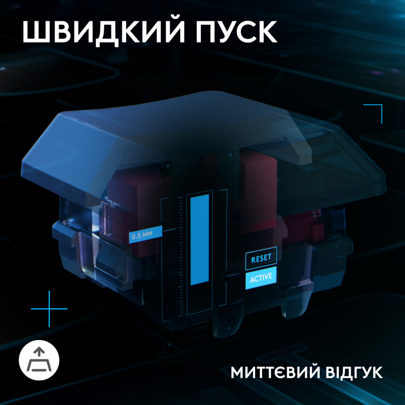 Клавіатура Logitech G515 Rapid TKL Wired USB Black (920-013861)