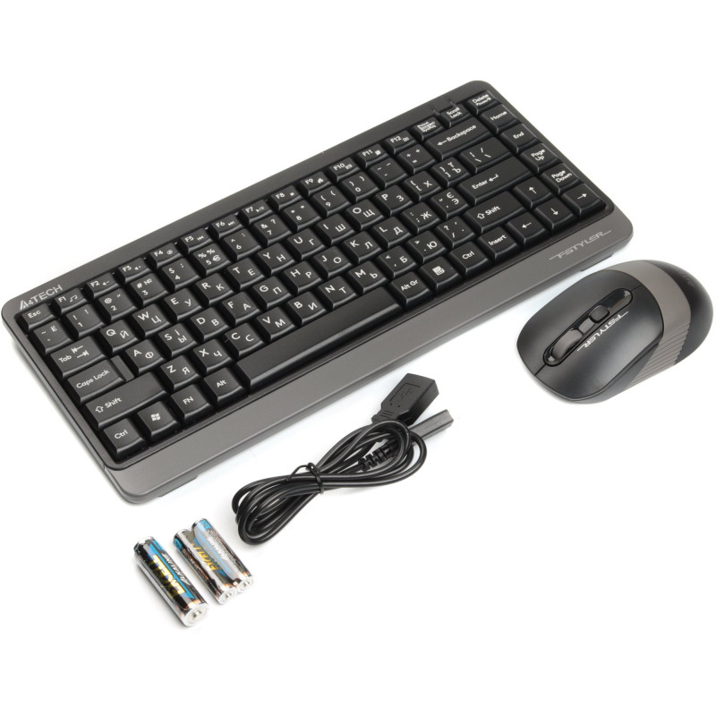 Комплект A4Tech FG1110 Wireless Grey (4711421987684)