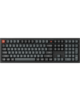 Клавіатура  Keychron V6 8K Keychron Super Red Switch Black RGB (V6W-D1-UA)