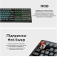 Клавіатура  Keychron V6 8K Keychron Super Red Switch Black RGB (V6W-D1-UA)