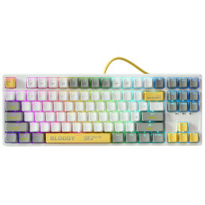 Клавіатура A4Tech Bloody S87 BLMS Red Plus Switch Energy White (S87 Energy White)