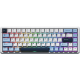Клавіатура Ajazz AK680 MAX Magnetic Switch RGB USB White (AK680-M-BWD-AW)