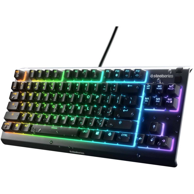 Клавиатура SteelSeries Apex 3 TKL UA USB Black (SS64831)