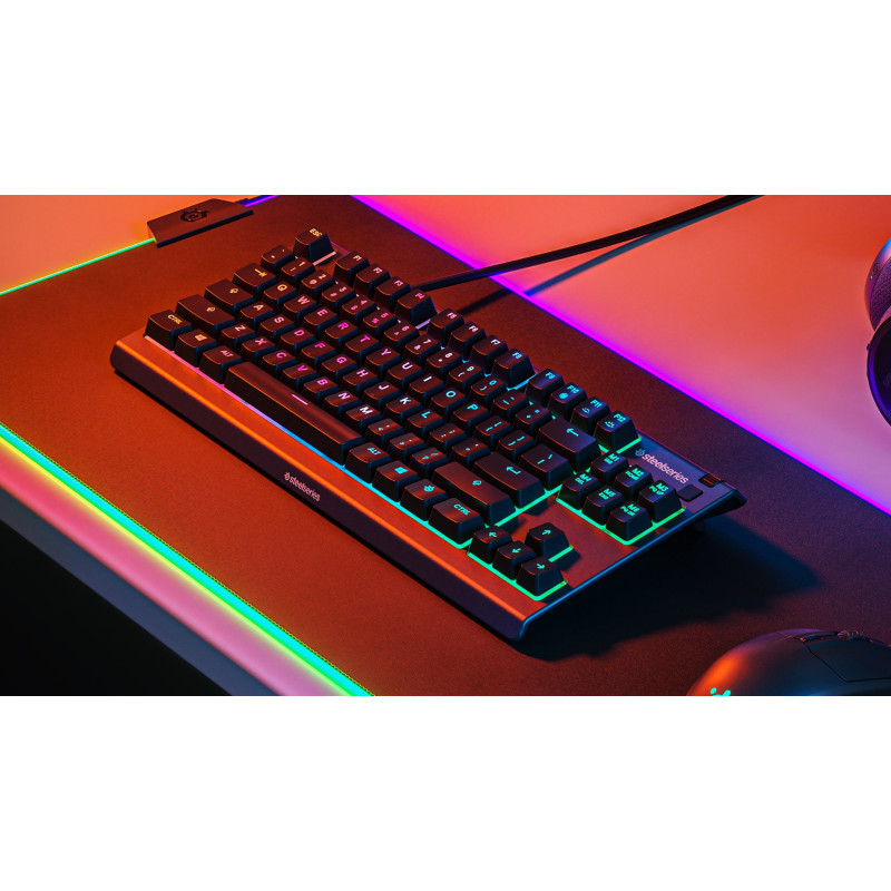 Клавиатура SteelSeries Apex 3 TKL UA USB Black (SS64831)