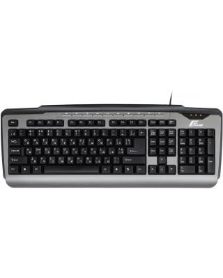 Клавіатура Frime Classic Black-Silver USB (FKBB0323)