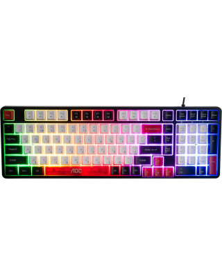 Клавіатура AOC GK116H1 LED USB UA White/Red/Black (GK116H1/97)