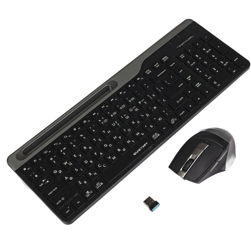 Комплект A4Tech FB2535CS Wireless/Bluetooth Smoky Grey