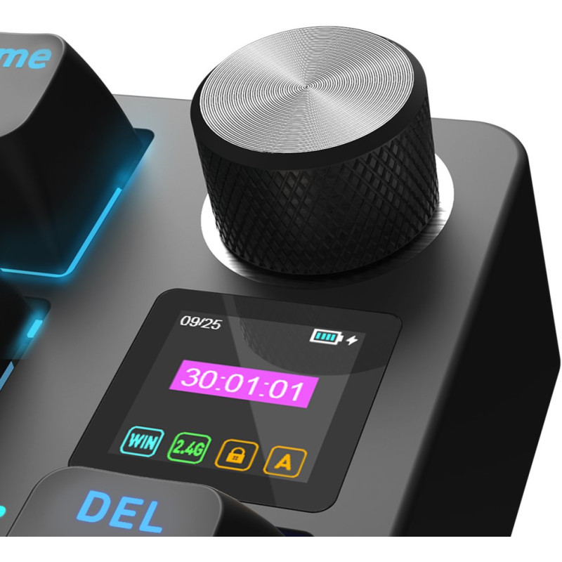 Клавіатура Hator Icefall Pro Wireless/Bluetooth/USB Black (HTK450UA)