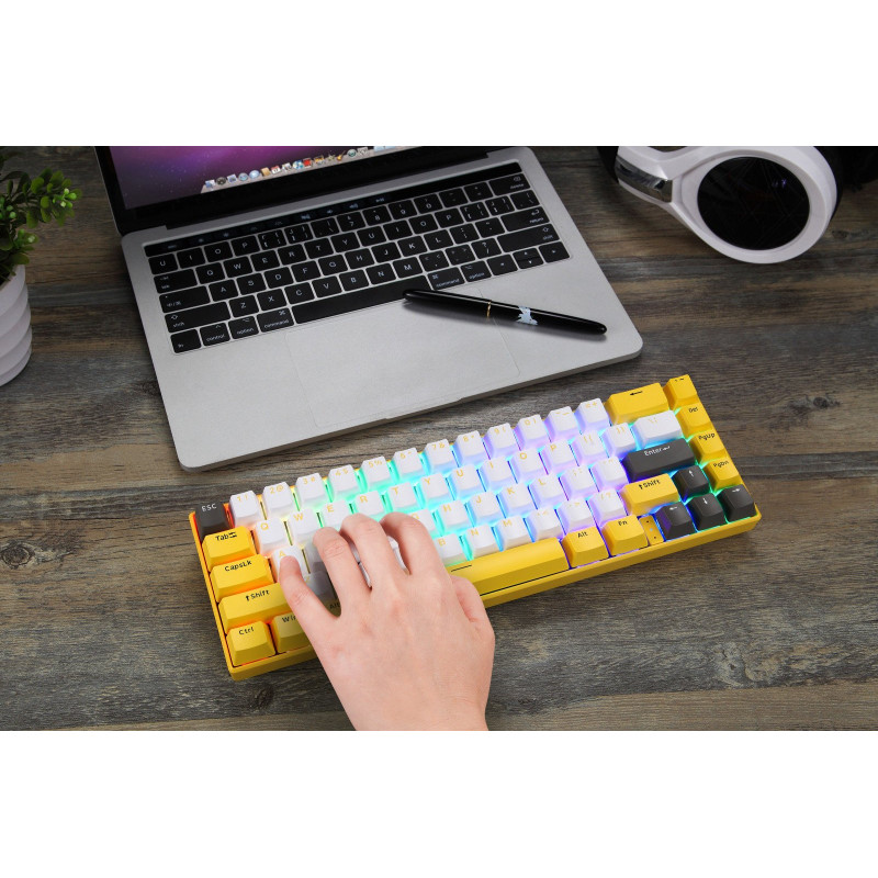 Клавіатура Motospeed BK67 Longhua Blue Yellow (mtbk67ymb)