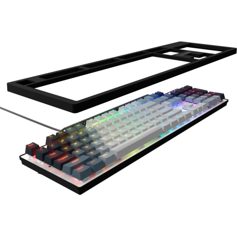 Клавіатура Lorgar Azar 514 RGB (LRG-GK514W-UA) White