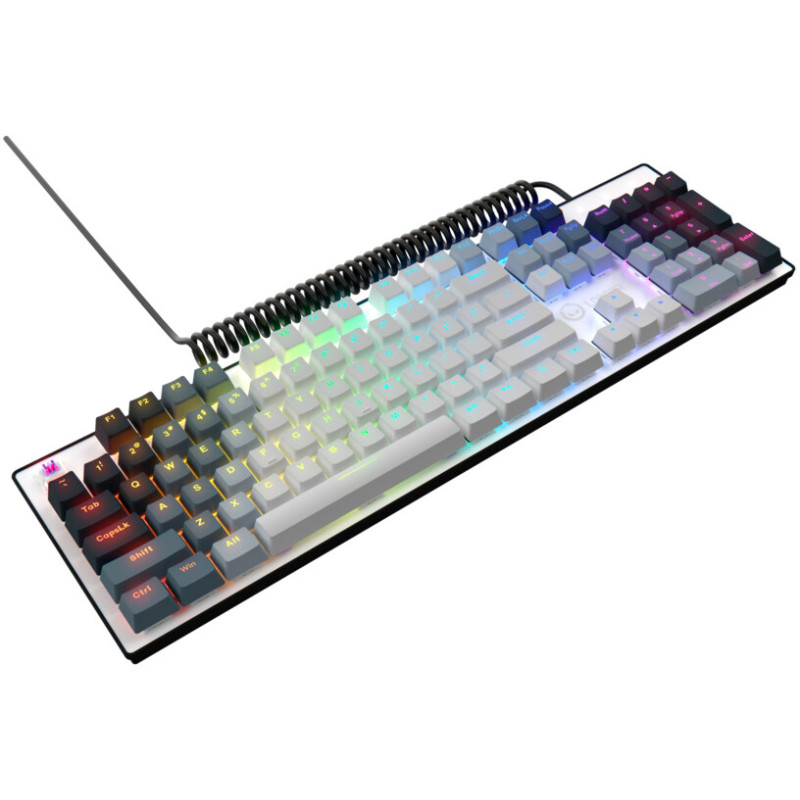 Клавіатура Lorgar Azar 514 RGB (LRG-GK514W-UA) White