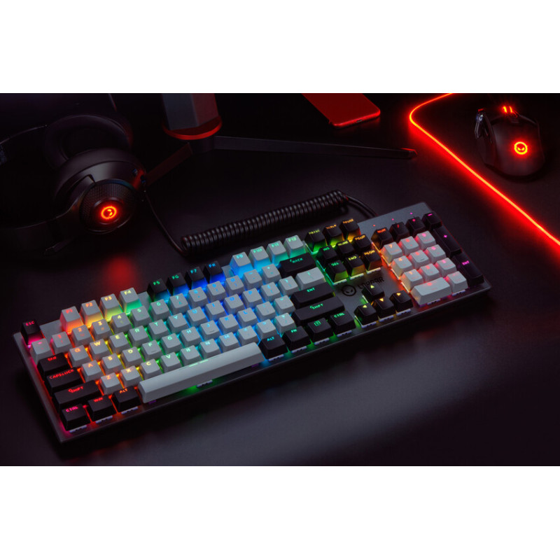 Клавіатура Lorgar Azar 514 RGB (LRG-GK514W-UA) White