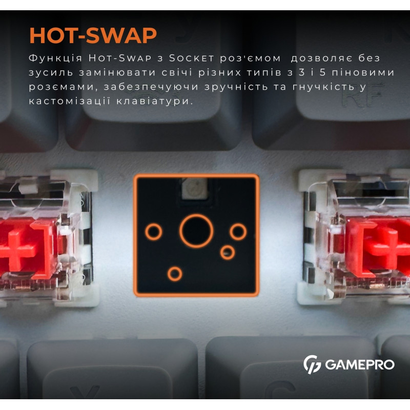 Клавіатура Gamepro Asgard Fenrir (MK130G Pro)