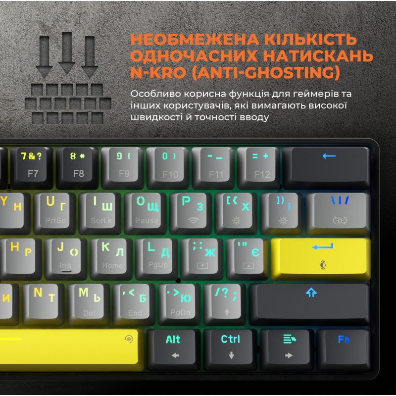 Клавіатура Gamepro Asgard Fenrir (MK130G Pro)