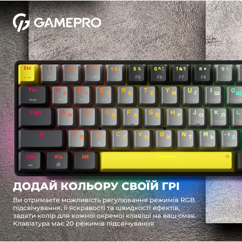 Клавіатура Gamepro Asgard Fenrir (MK130G Pro)